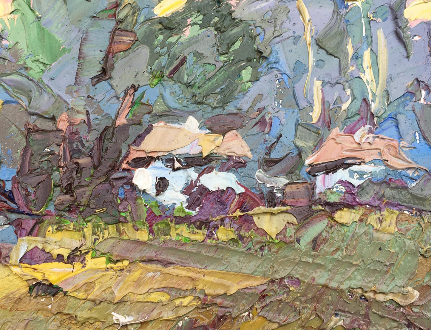 Village landscape Art 