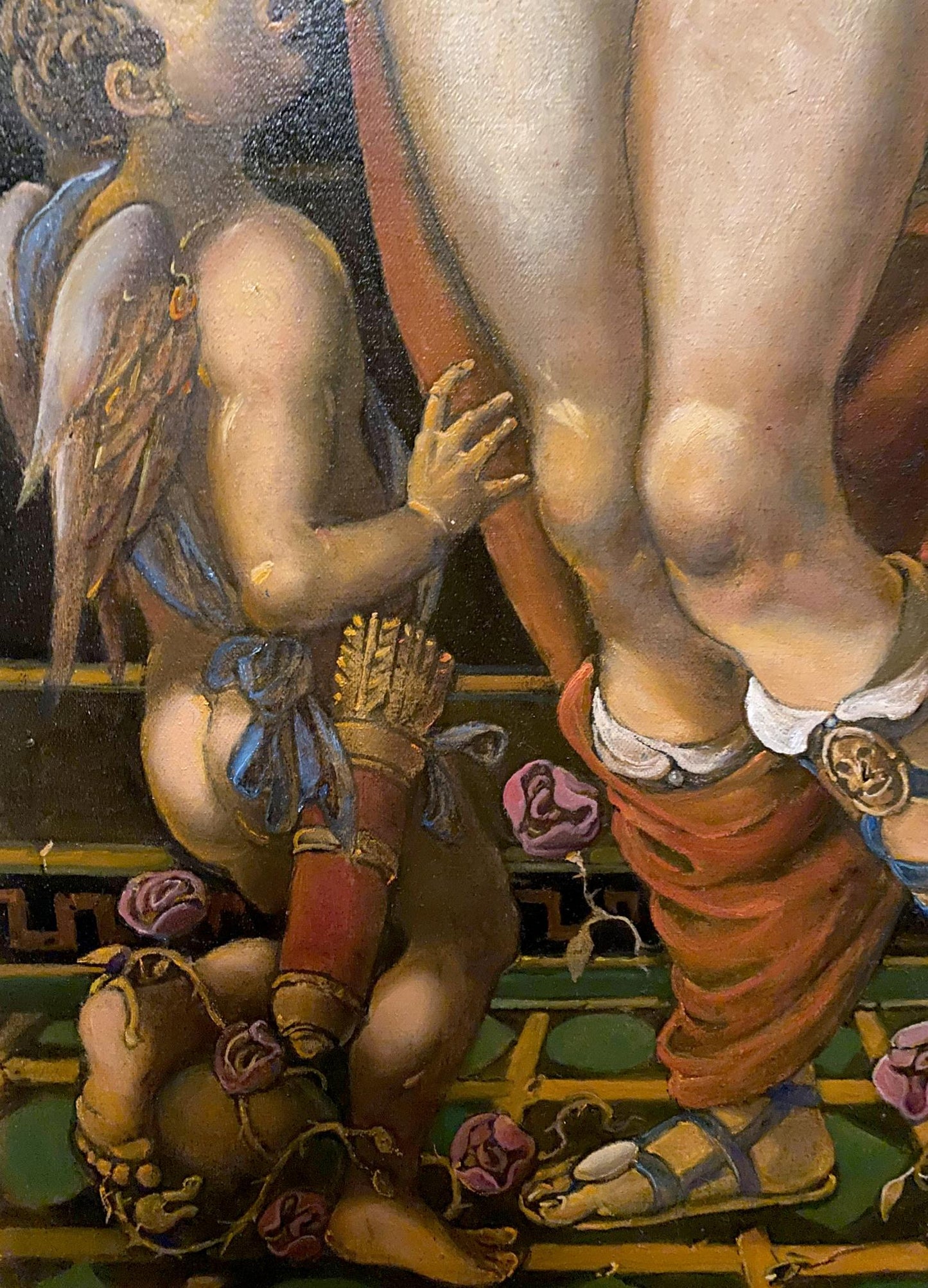 Oil painting of Venus and Cupids by Litvinov Oleg Arkad’yevich
