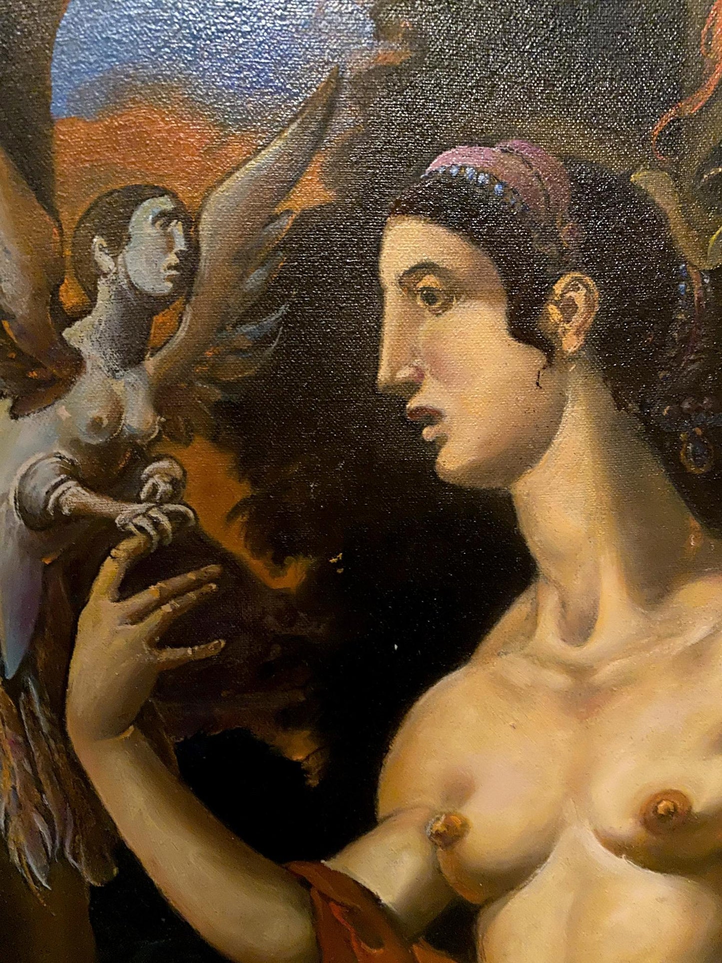 Oil painting of nude Venus and Cupids by Litvinov Oleg Arkad’yevich