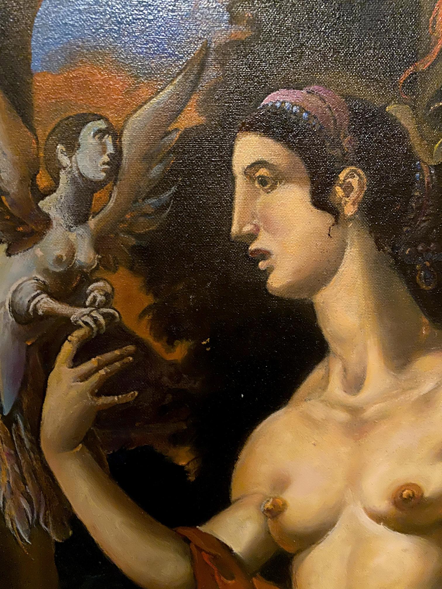Oil painting of nude Venus and Cupids by Litvinov Oleg Arkad’yevich