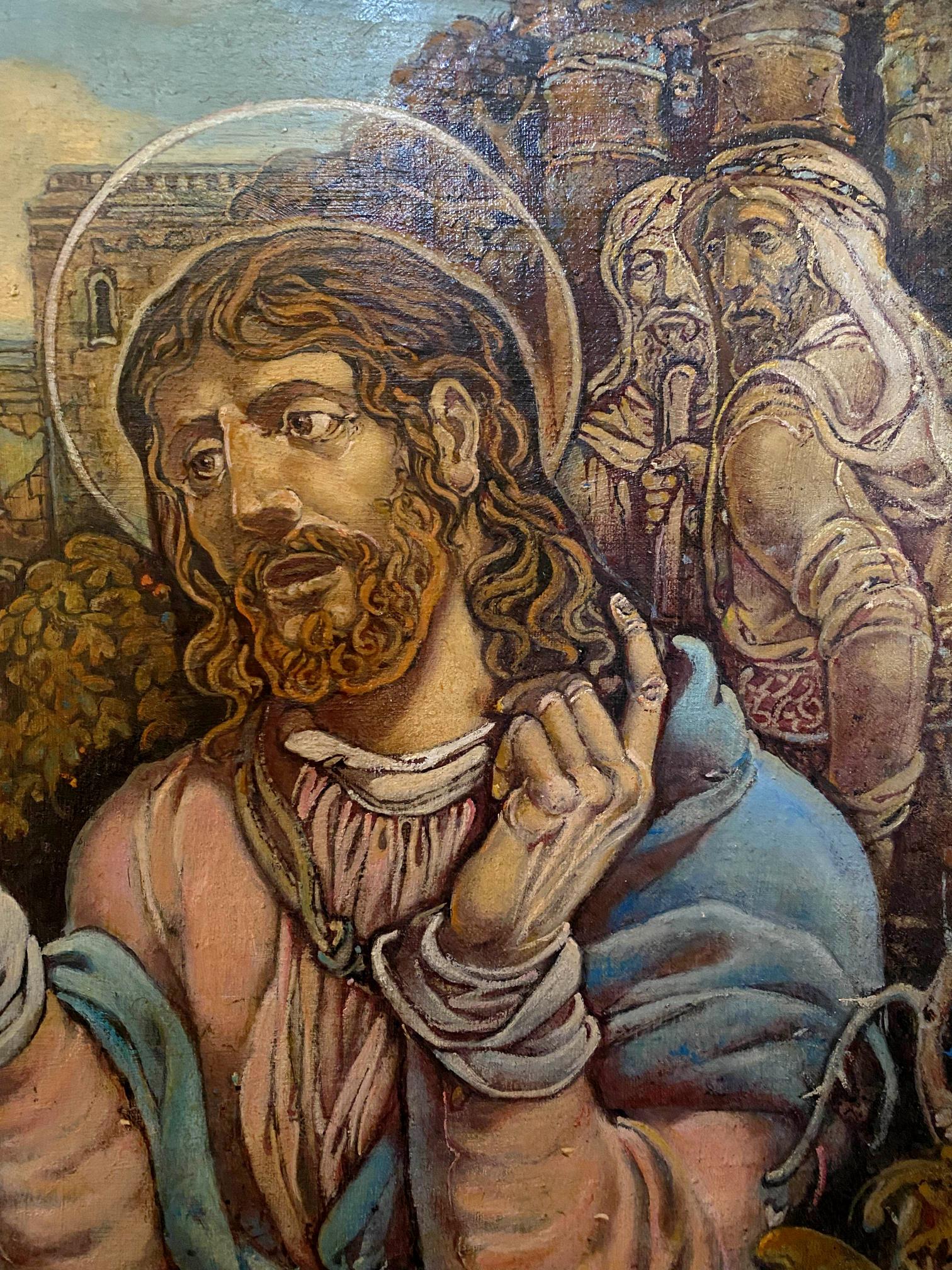Oil painting of Christ by Litvinov Oleg Arkad’yevich