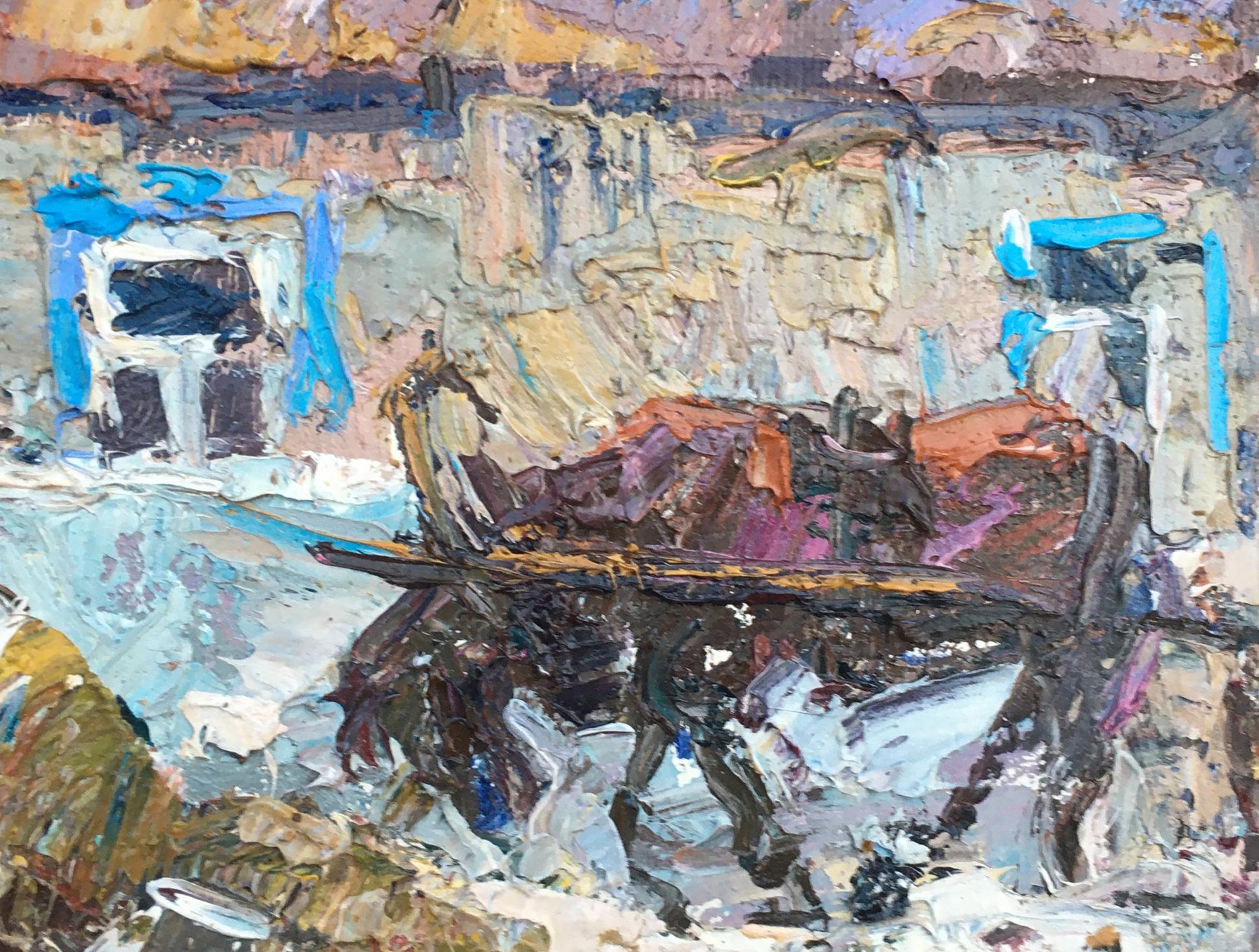 Village landscape Art 