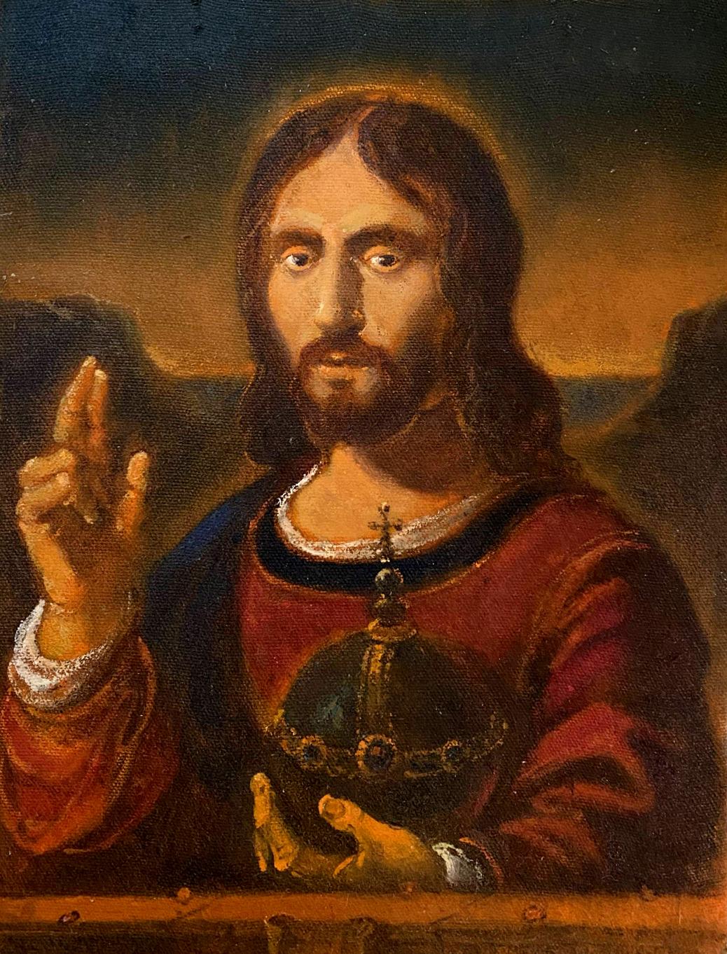 Oil painting of Jesus Christ by Litvinov Oleg Arkad’yevich
