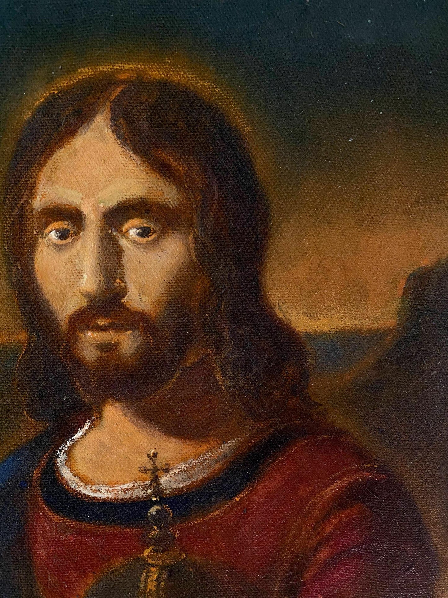 Oil painting Savior by Litvinov Oleg Arkad’yevich portrait