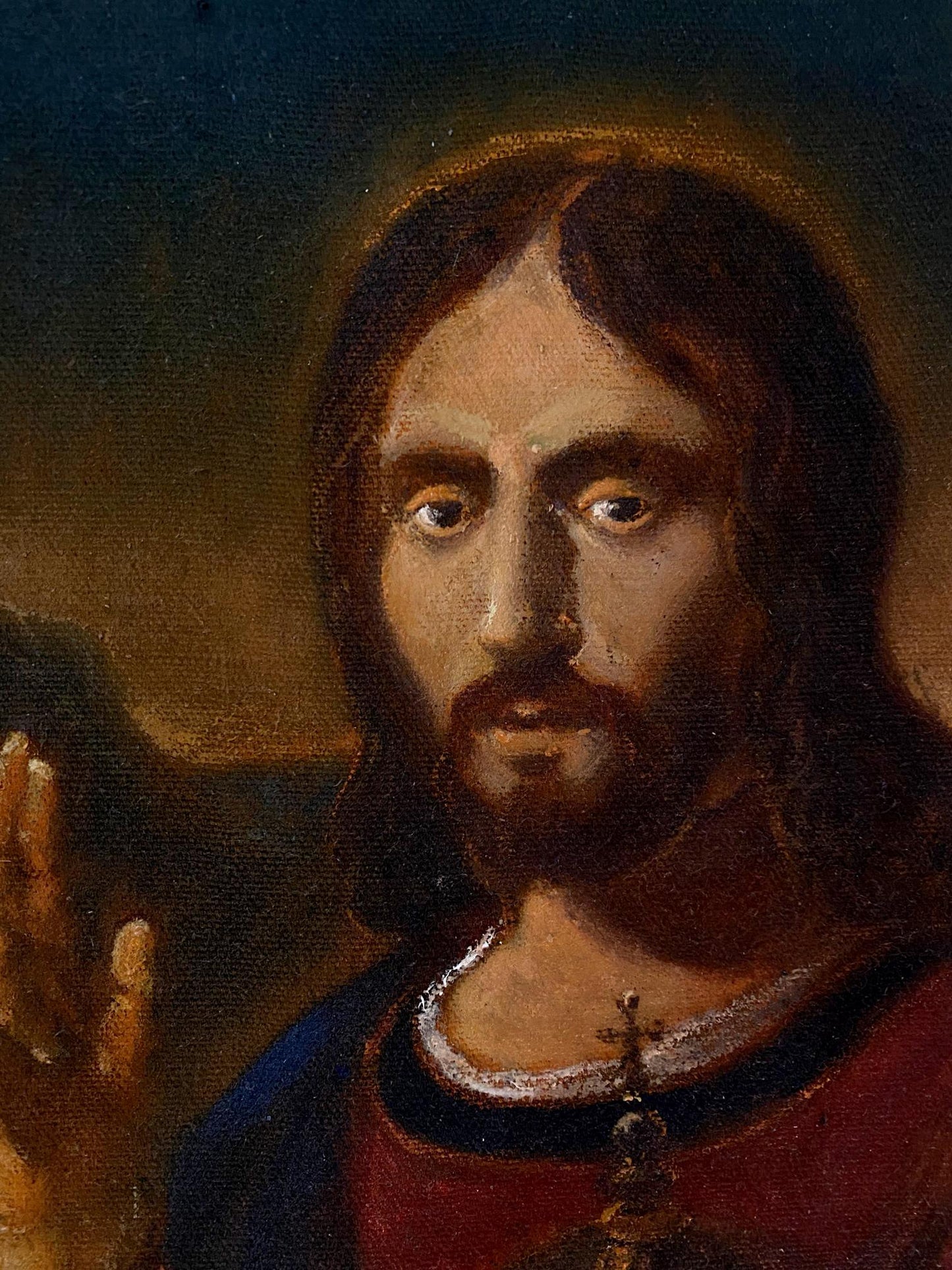 Oil painting portrait of Jesus Christ by Litvinov Oleg Arkad’yevich