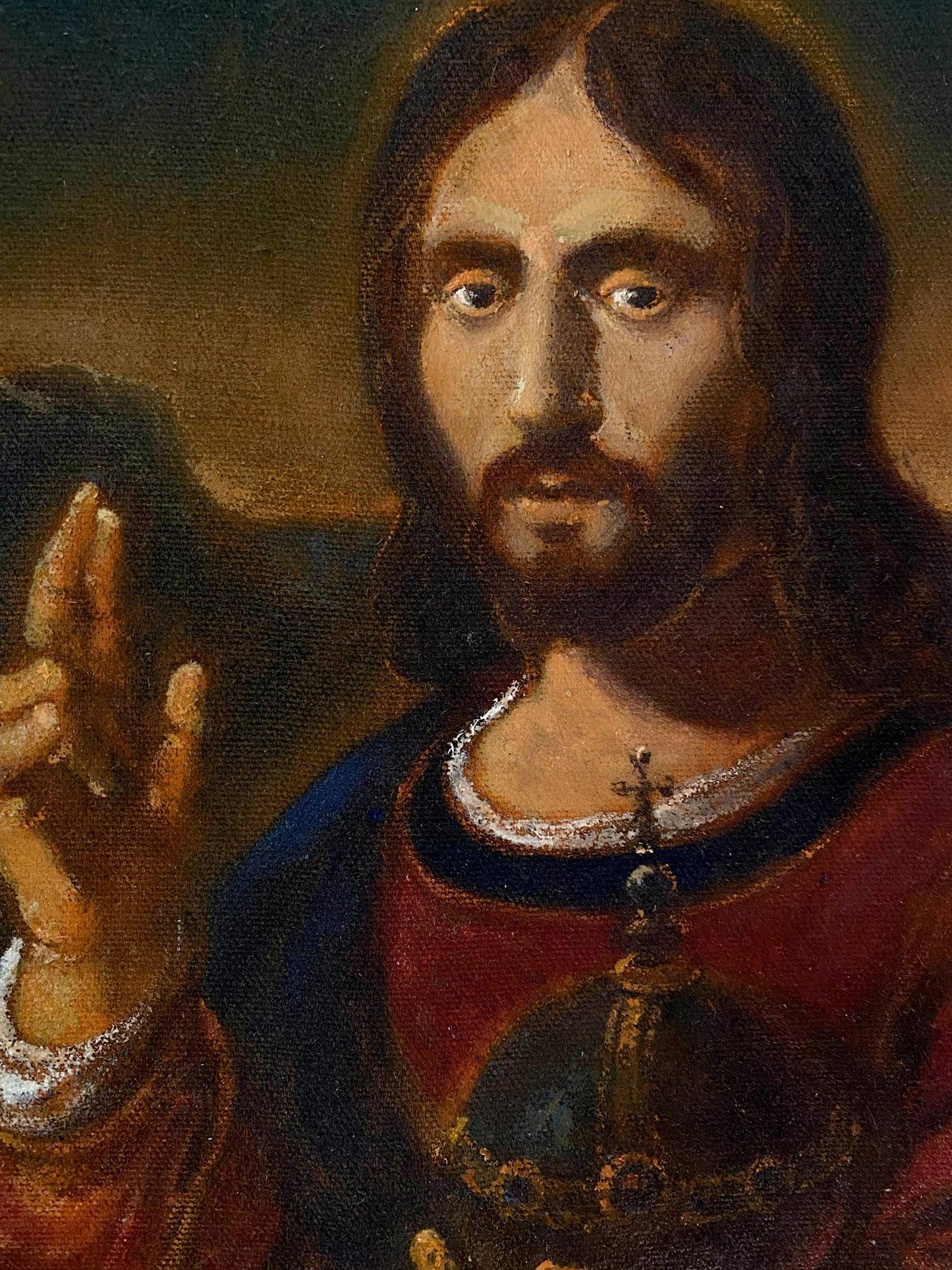 Oil painting of Jesus Christ by Litvinov Oleg Arkad’yevich
