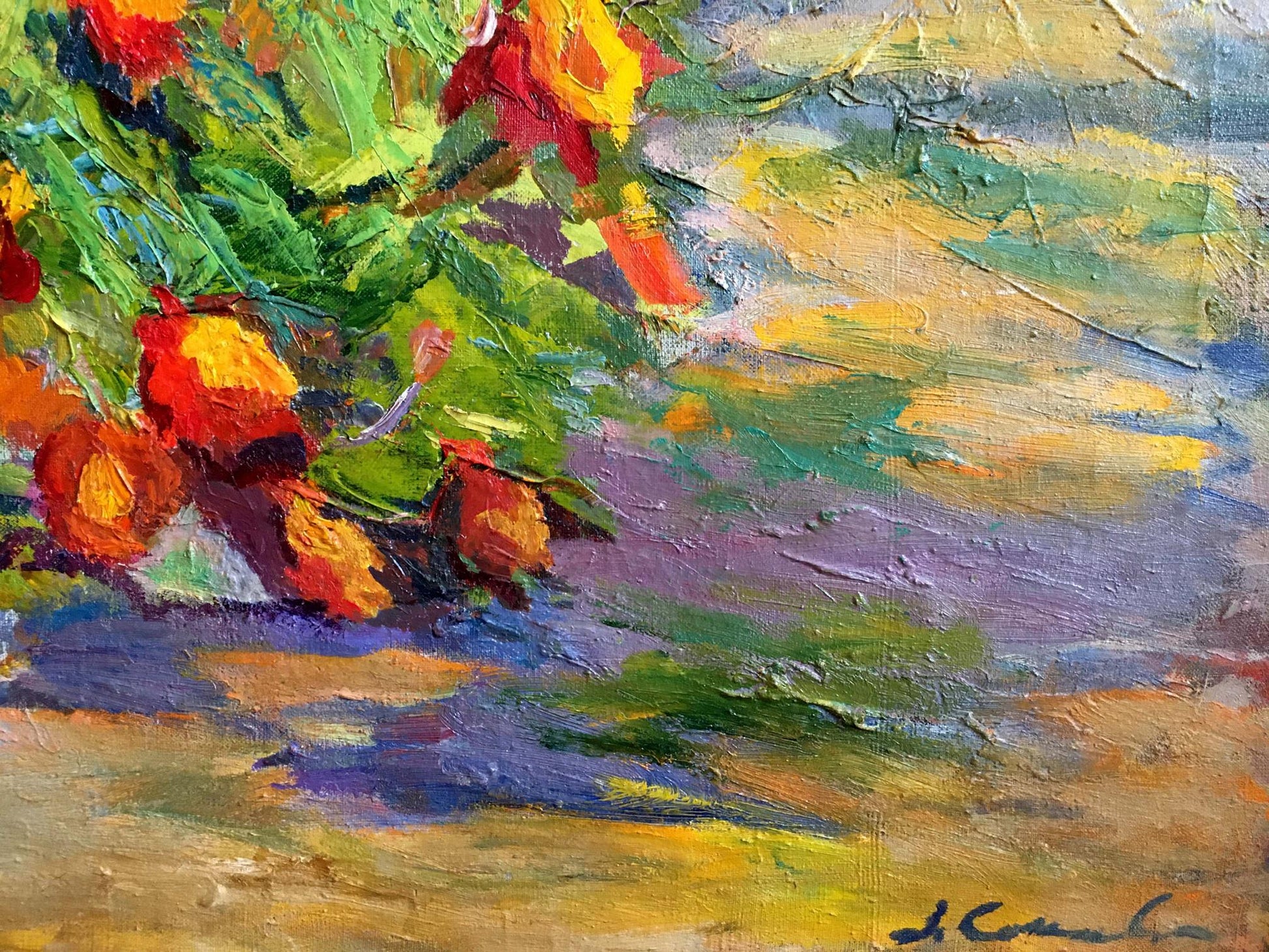 Vibrant Flowers Grow oil painting by Sokolova Zinaida Ivanovna