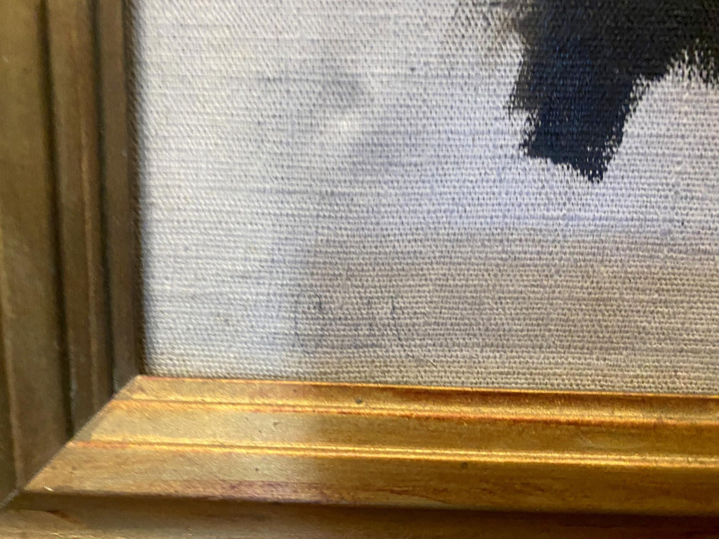 Oil painting portrait of a girl by Maksimenko Alexander Grigorievich in gold frame
