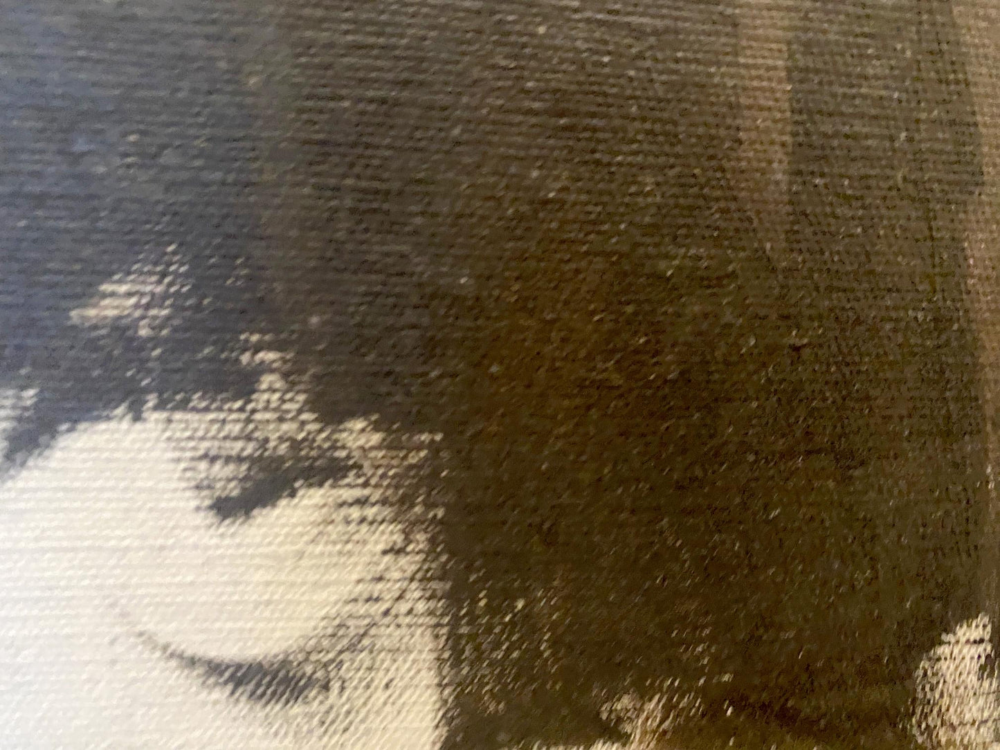 Textured canvas print of Oil painting Portrait of a girl by Maksimenko