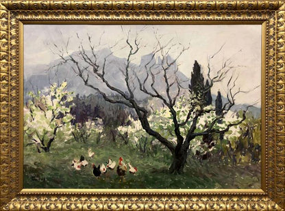 Oil painting Spring in Alupka by Basov Yakov Alexandrovich
