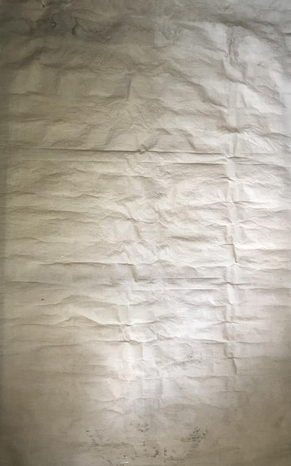 Crumpled off-white paper back of Oil painting Portrait of Lenin by N. Nagulyak