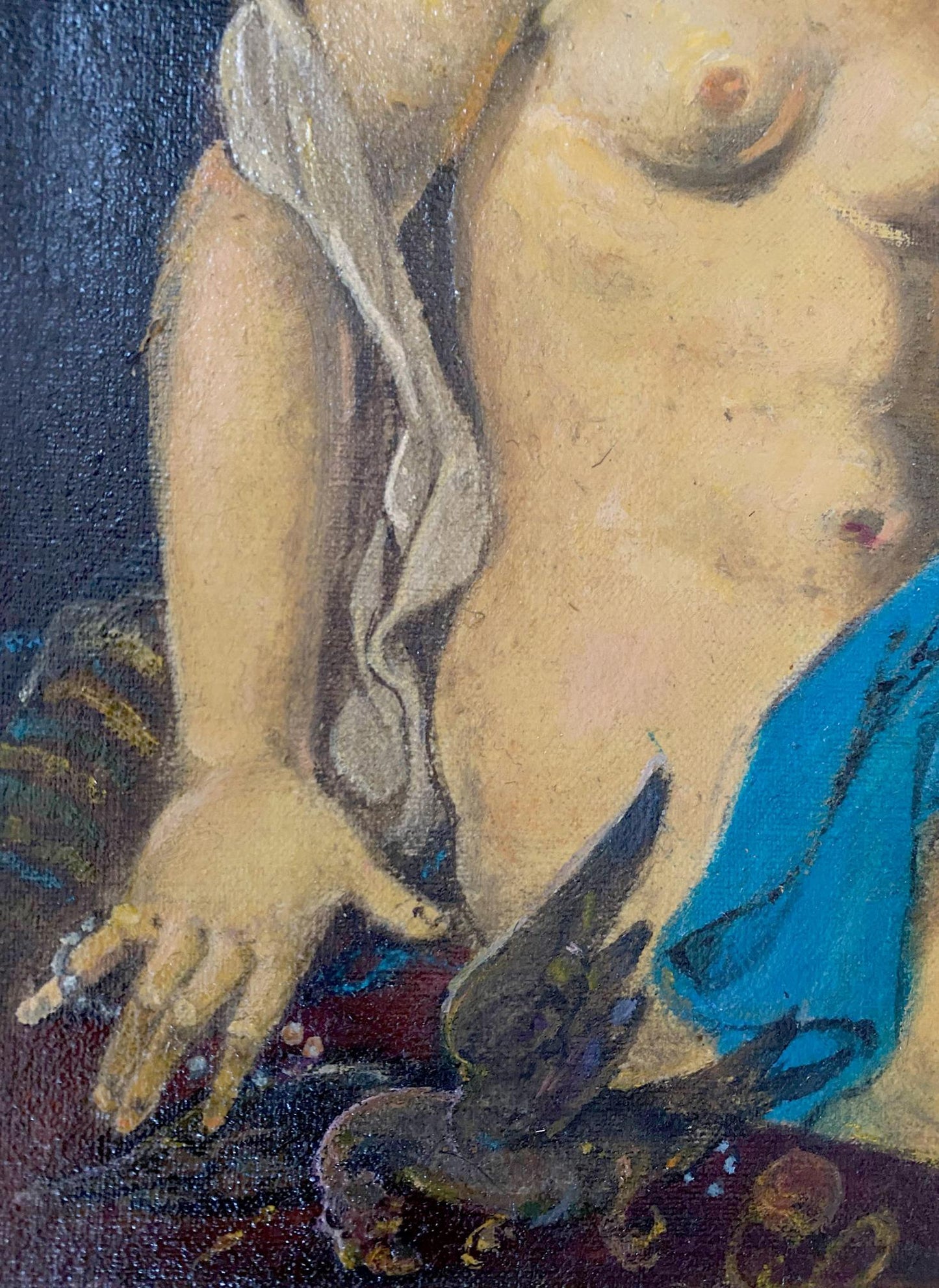 Oil painting Josephine by Litvinov Oleg Arkad’yevich: nude female figure