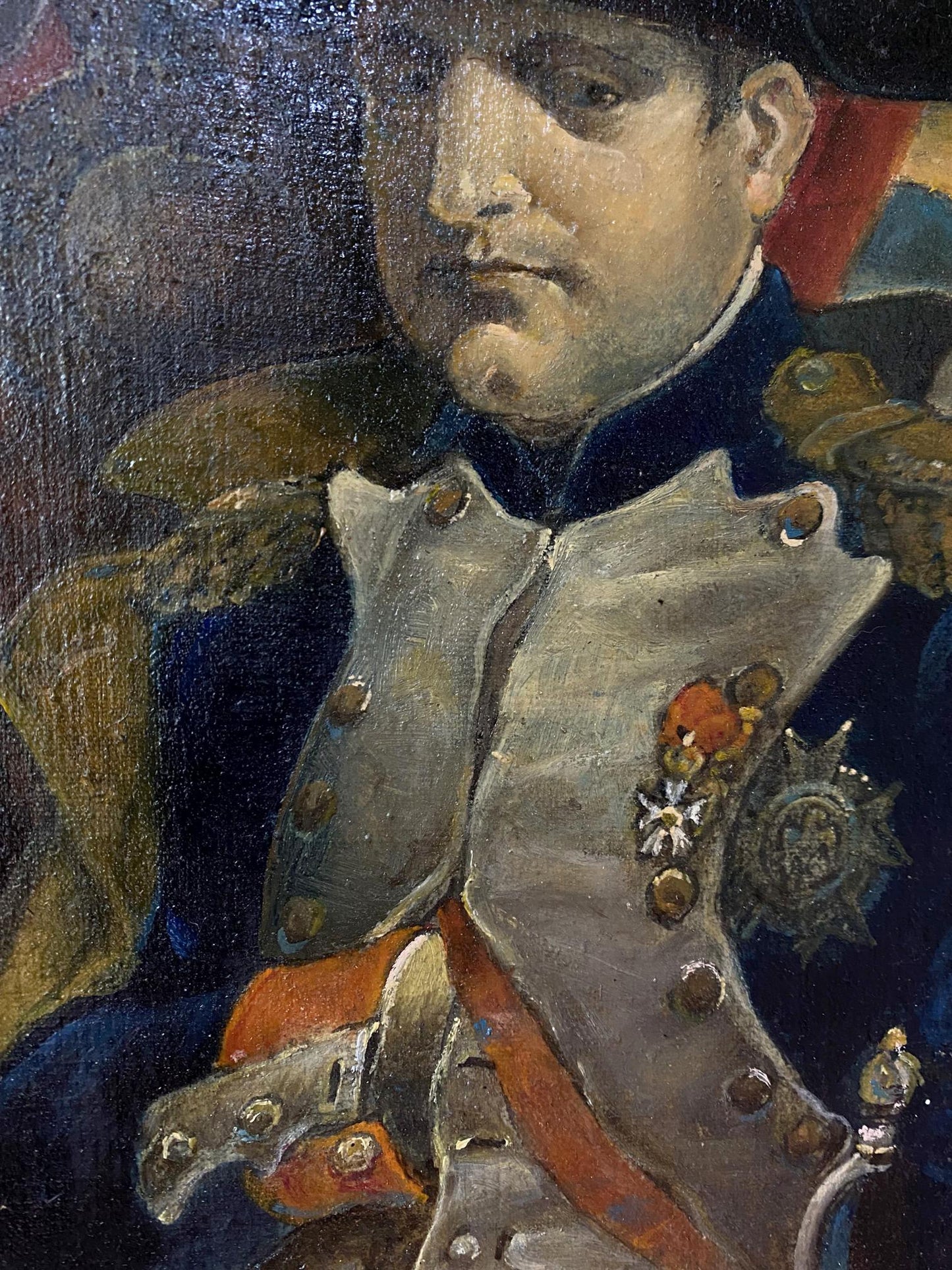 Oil painting portrait of Napoleon by Litvinov Oleg Arkadyevich