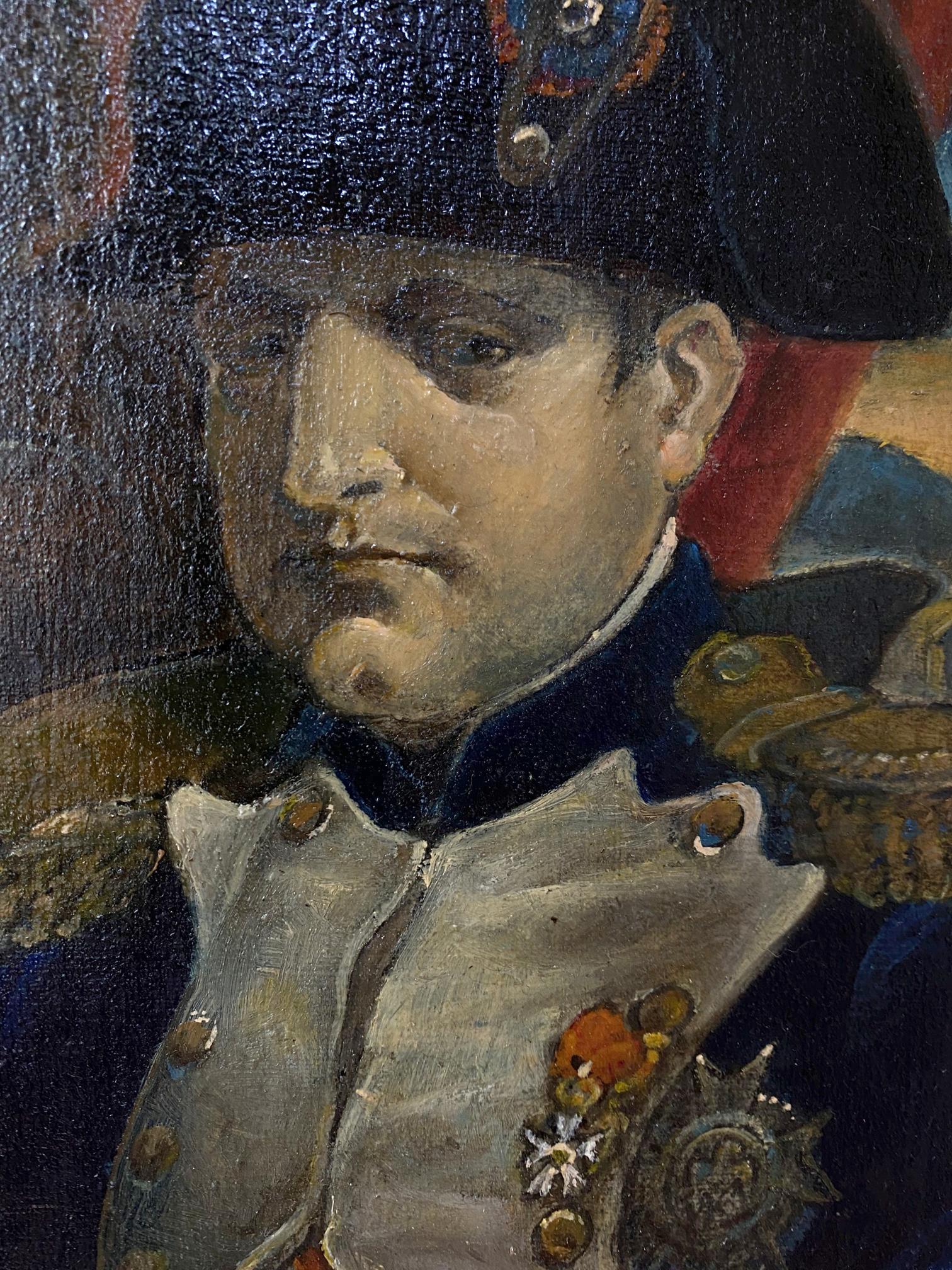 Oil painting portrait of Napoleon by Litvinov Oleg Arkadyevich