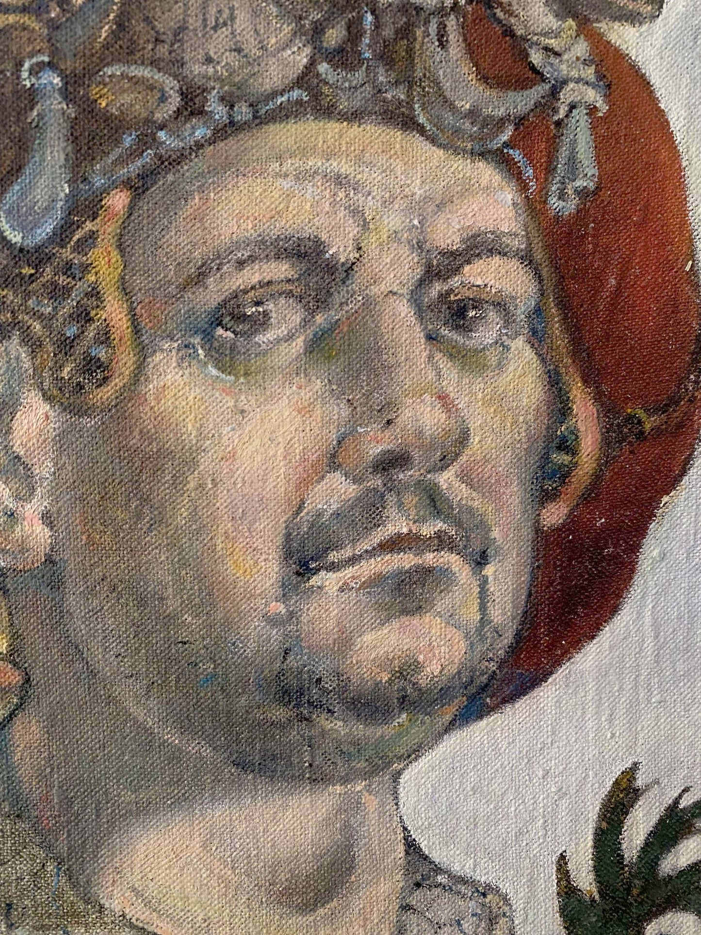 Oil painting self-portrait by Litvinov Oleg Arkadyevich, 2010