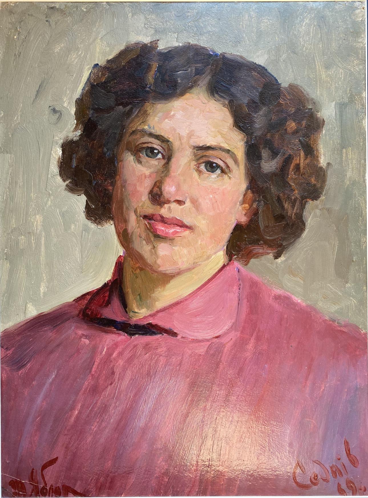 Oil painting of Moms eyes by Tatiana Nilovna Yablonskaya portrait