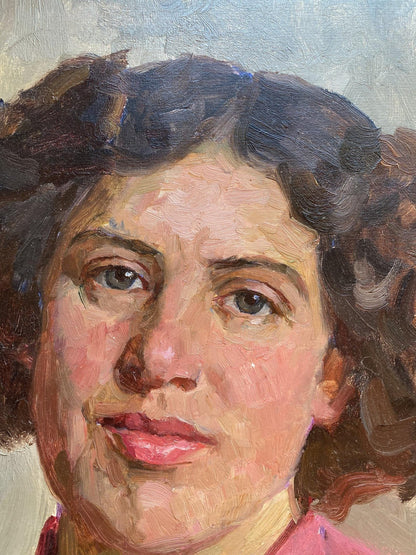 Oil painting Moms eyes by Tatiana Nilovna Yablonskaya portrait