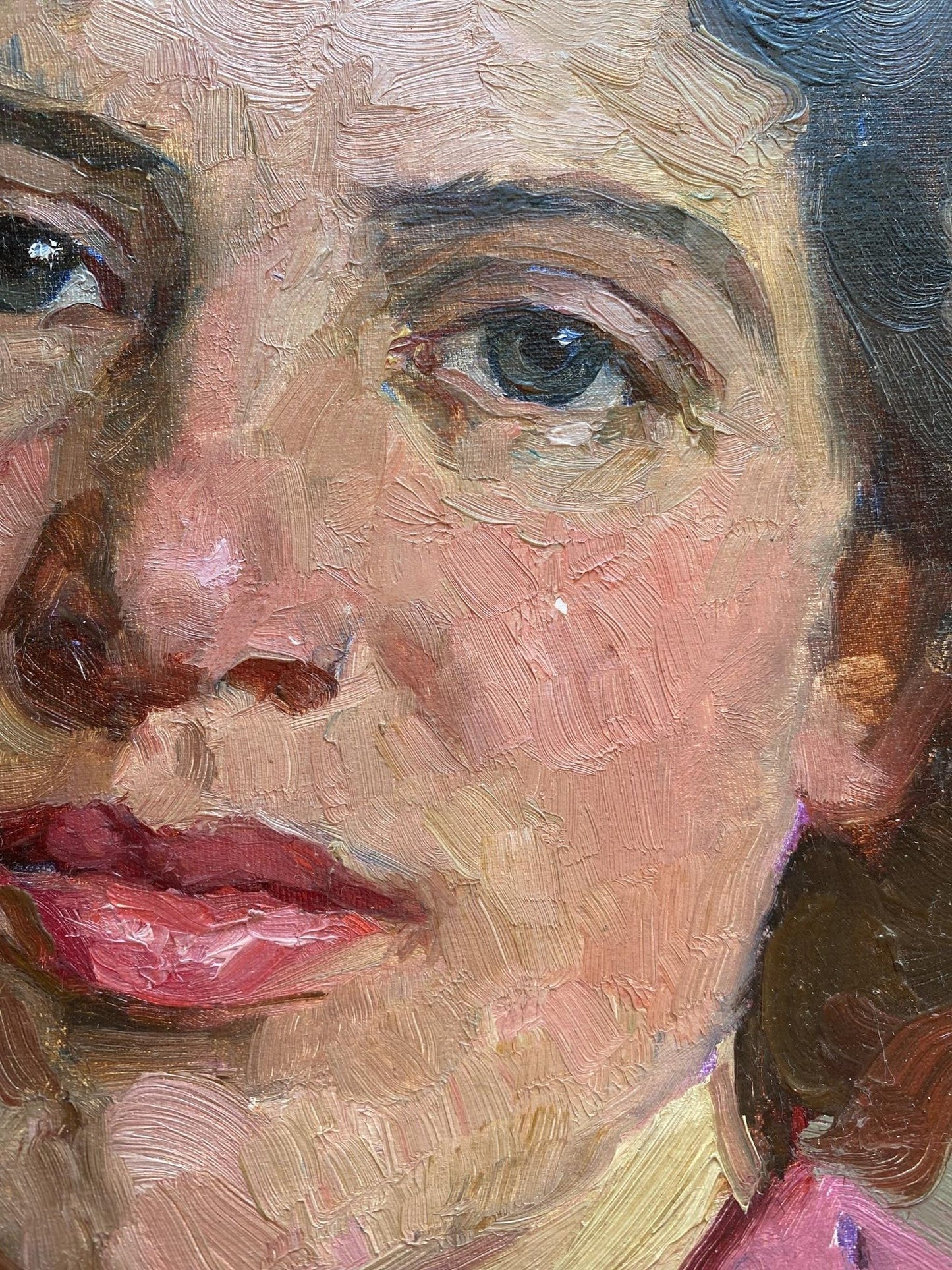 Oil painting Moms eyes by Tatiana Nilovna Yablonskaya portrait