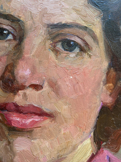 Oil painting Moms eyes by Tatiana Nilovna Yablonskaya portrait