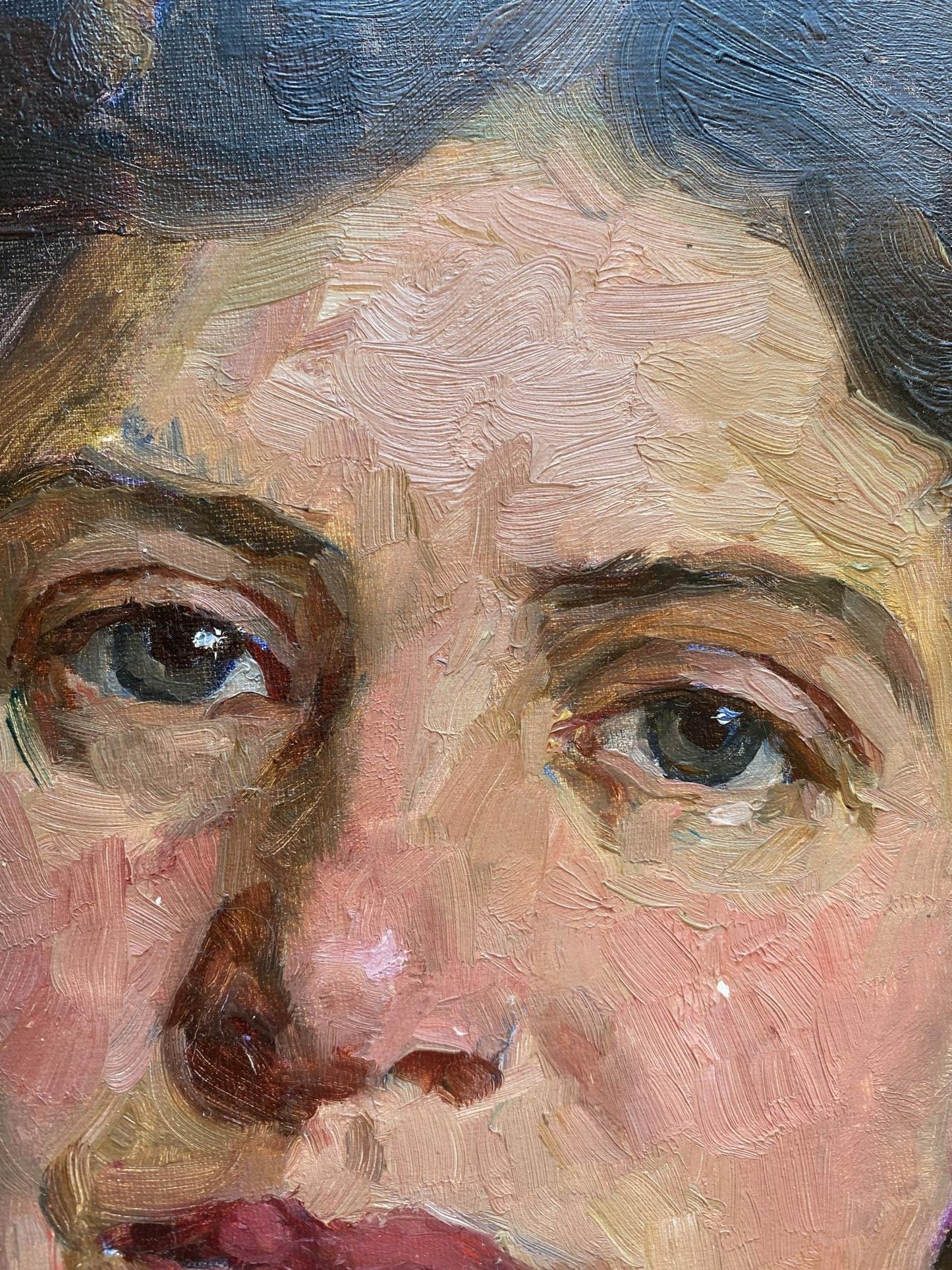 Oil painting Moms eyes by Tatiana Nilovna Yablonskaya portrait