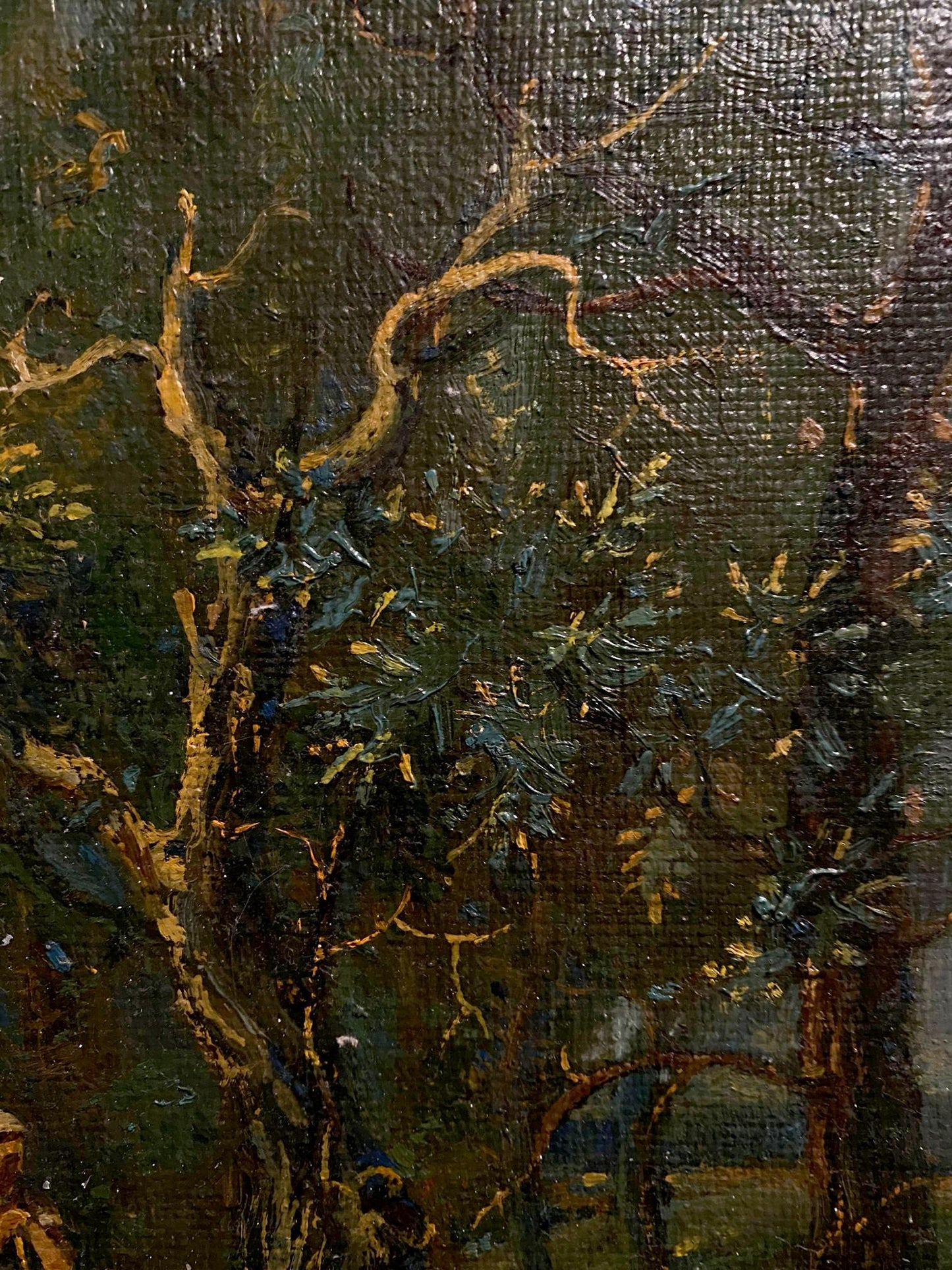 Oil painting Walk through the sunny forest by Oleg Litvinov