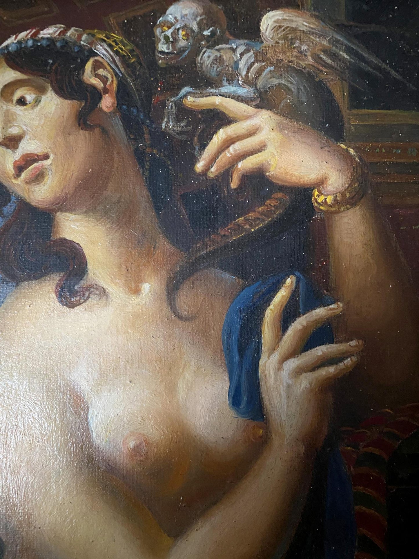 Classical oil painting of nude woman by Margarita Litvinov Oleg Arkadyevich