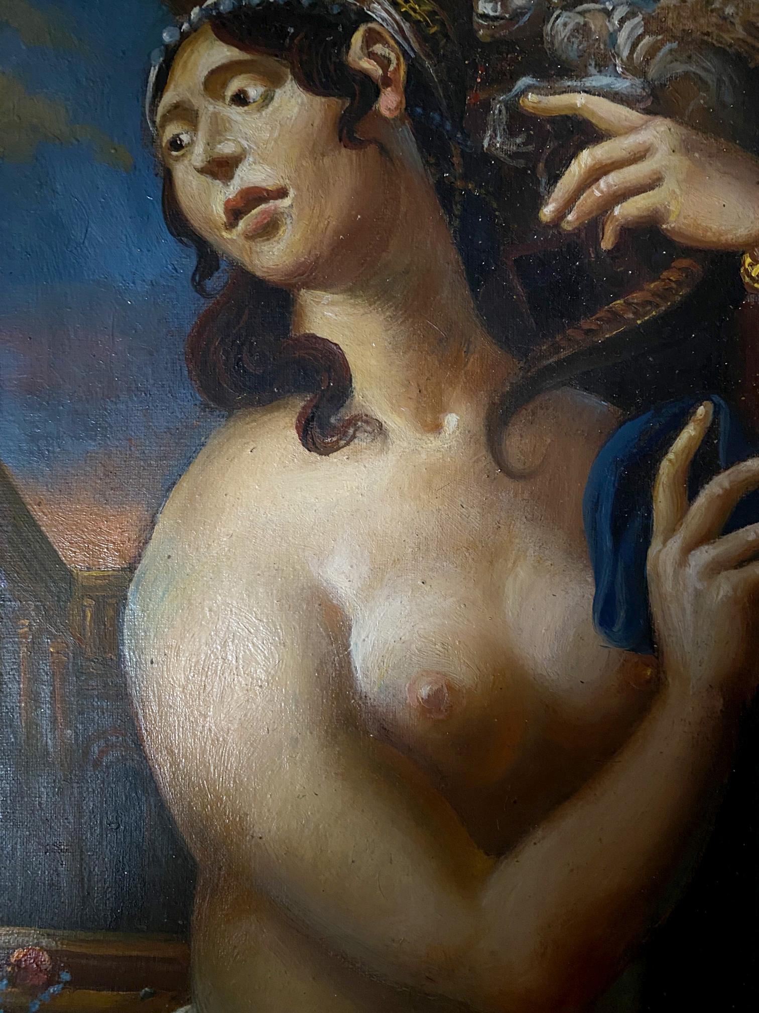 Classical oil painting of nude woman by Margarita Litvinov Oleg Arkadyevich
