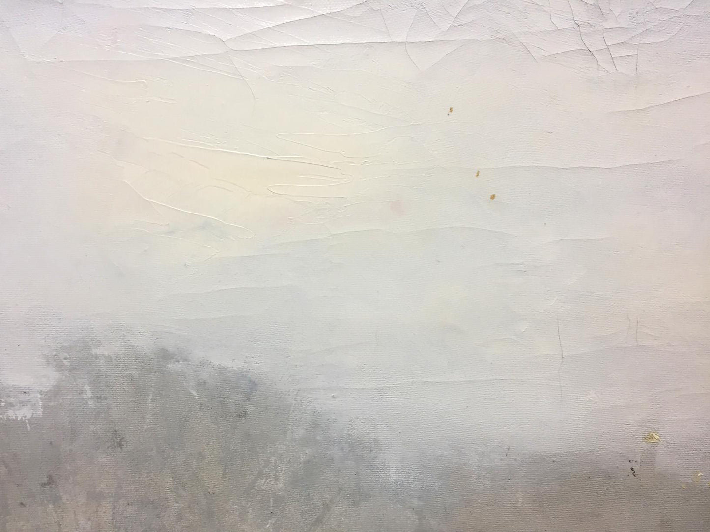 Abstract textured wall in muted off-white and gray oil painting by Alexey Fedorovich Vlasov
