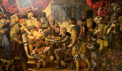 Oil painting of Chigirin by Litvinov Oleg Arkad’yevich, 16th-century scene