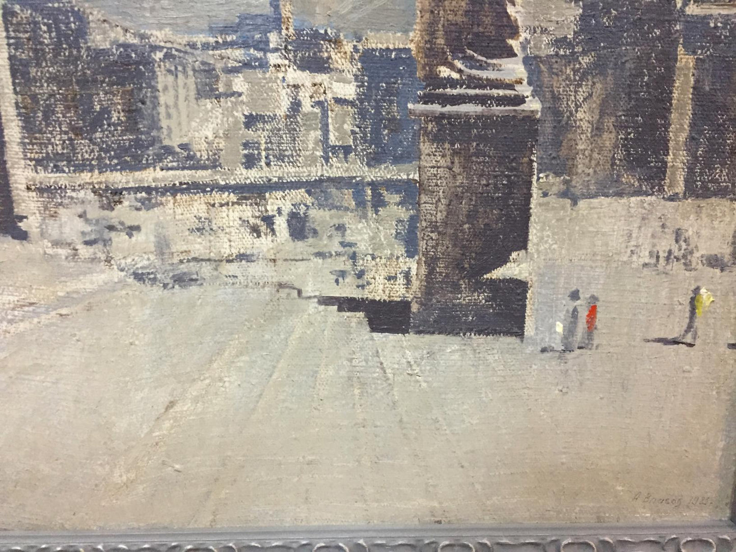 Oil painting of sunlit ancient Rome by Alexey Fedorovich Vlasov