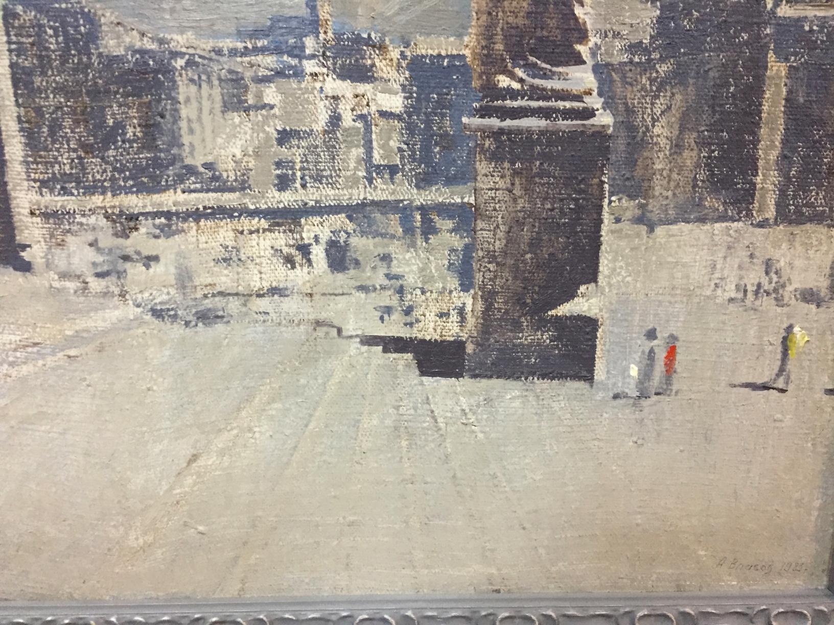 Oil painting of sunlit ancient Rome by Alexey Fedorovich Vlasov