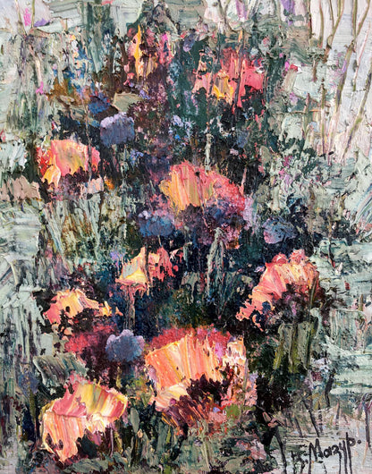 Abstract painting Wild tulips Mazur Vladimir