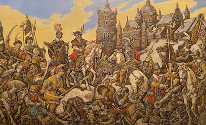 Oil painting of Ivan Bohun in France by Litvinov Oleg Arkad’yevich