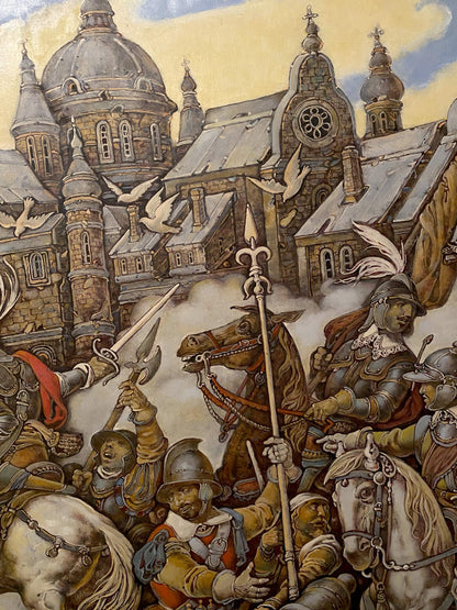 Oil painting of Ivan Bohun in France by Litvinov Oleg Arkad’yevich