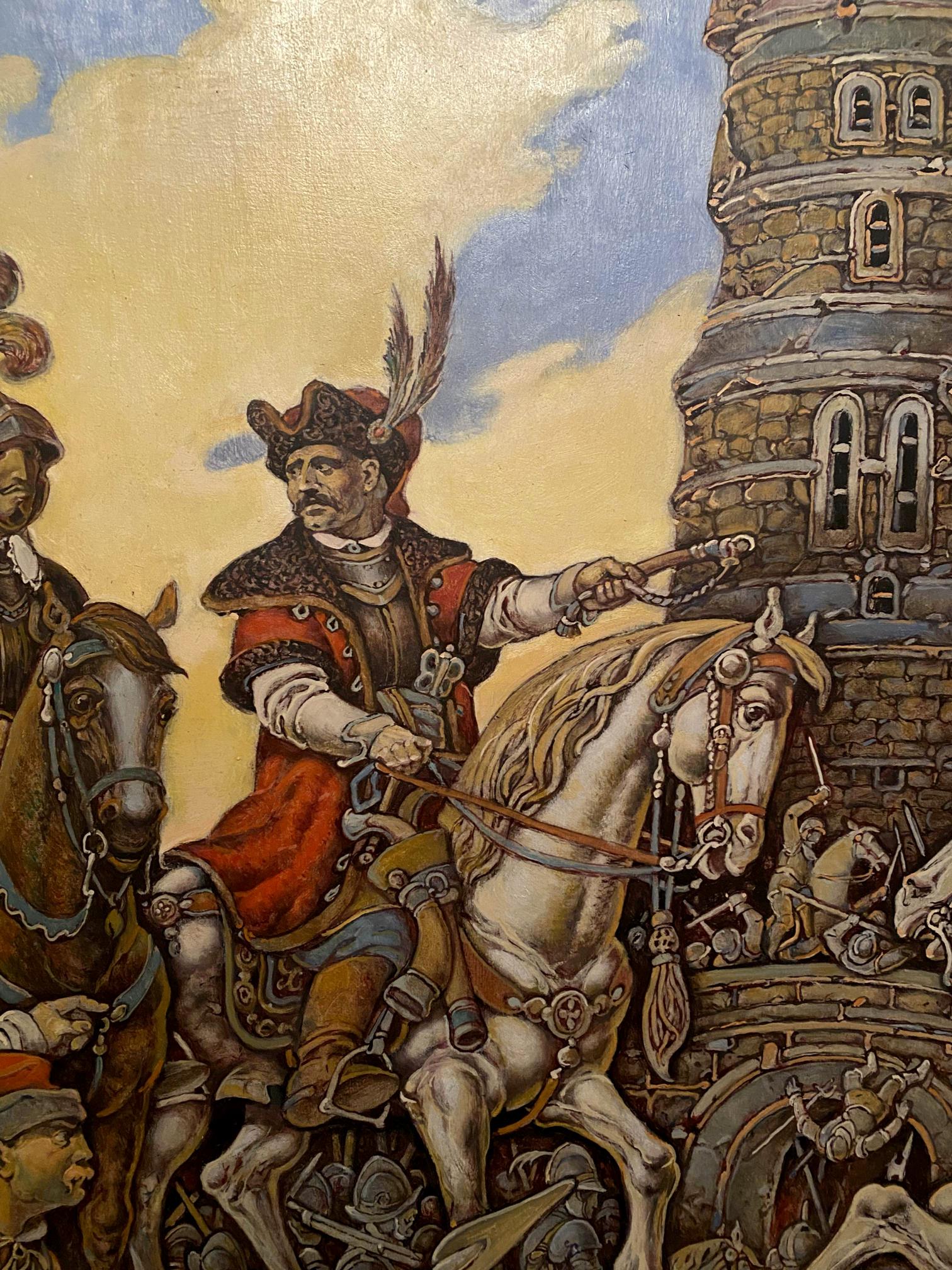 Oil painting of Ivan Bohun by Litvinov Oleg Arkad’yevich