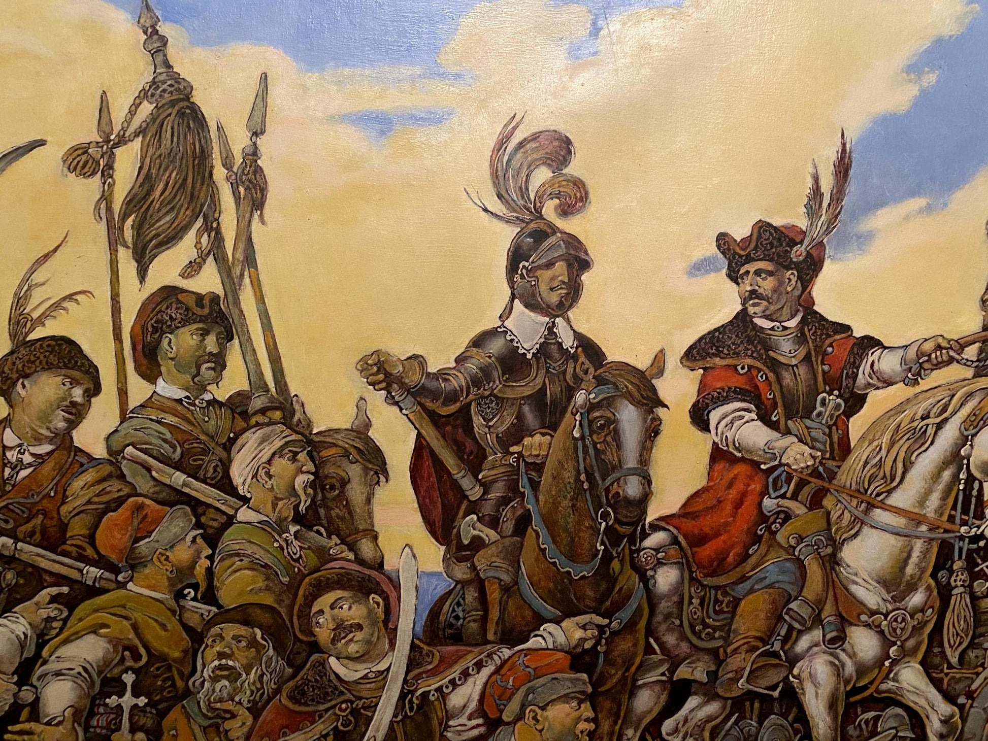 Oil painting of Ivan Bohun in France by Litvinov Oleg Arkad’yevich