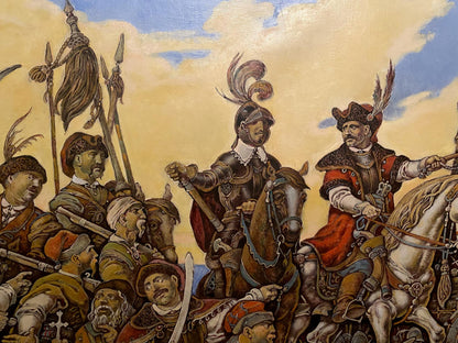 Oil painting of Ivan Bohun in France by Litvinov Oleg Arkad’yevich