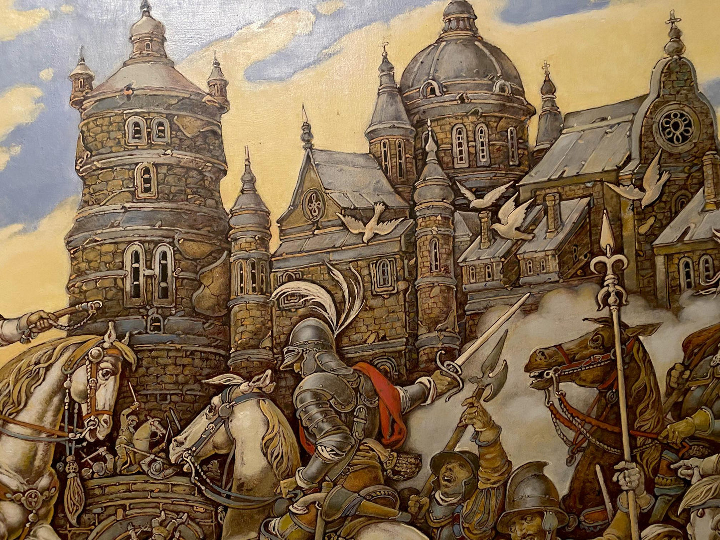 Oil painting of Ivan Bohun in France by Litvinov Oleg Arkad’yevich