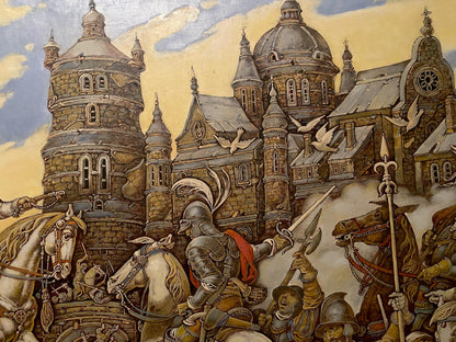 Oil painting of Ivan Bohun in France by Litvinov Oleg Arkad’yevich