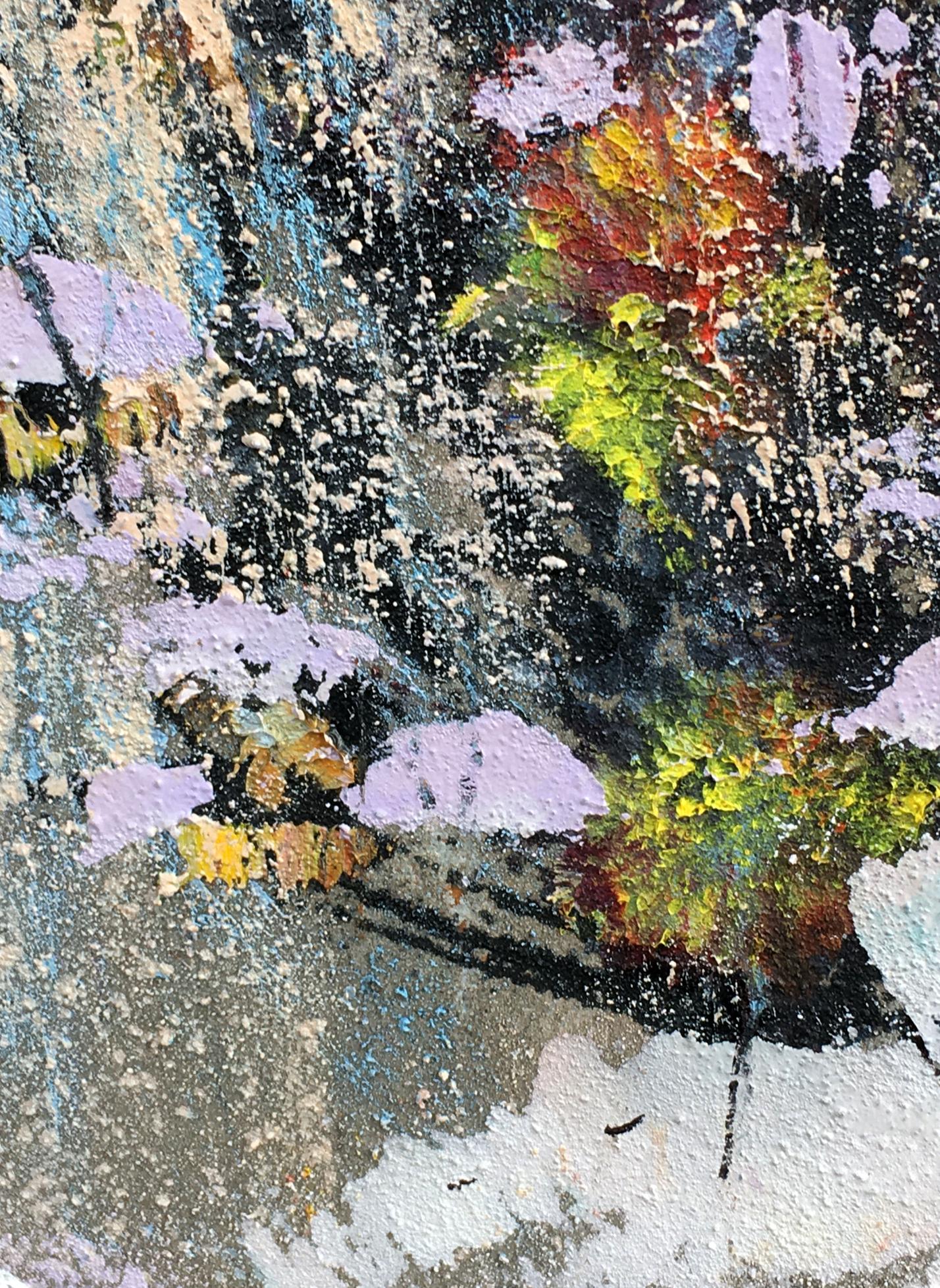 Abstract oil painting Floral Still life Mazur Vladimir