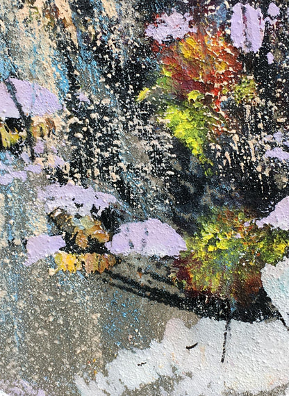 Abstract oil painting Floral Still life Mazur Vladimir