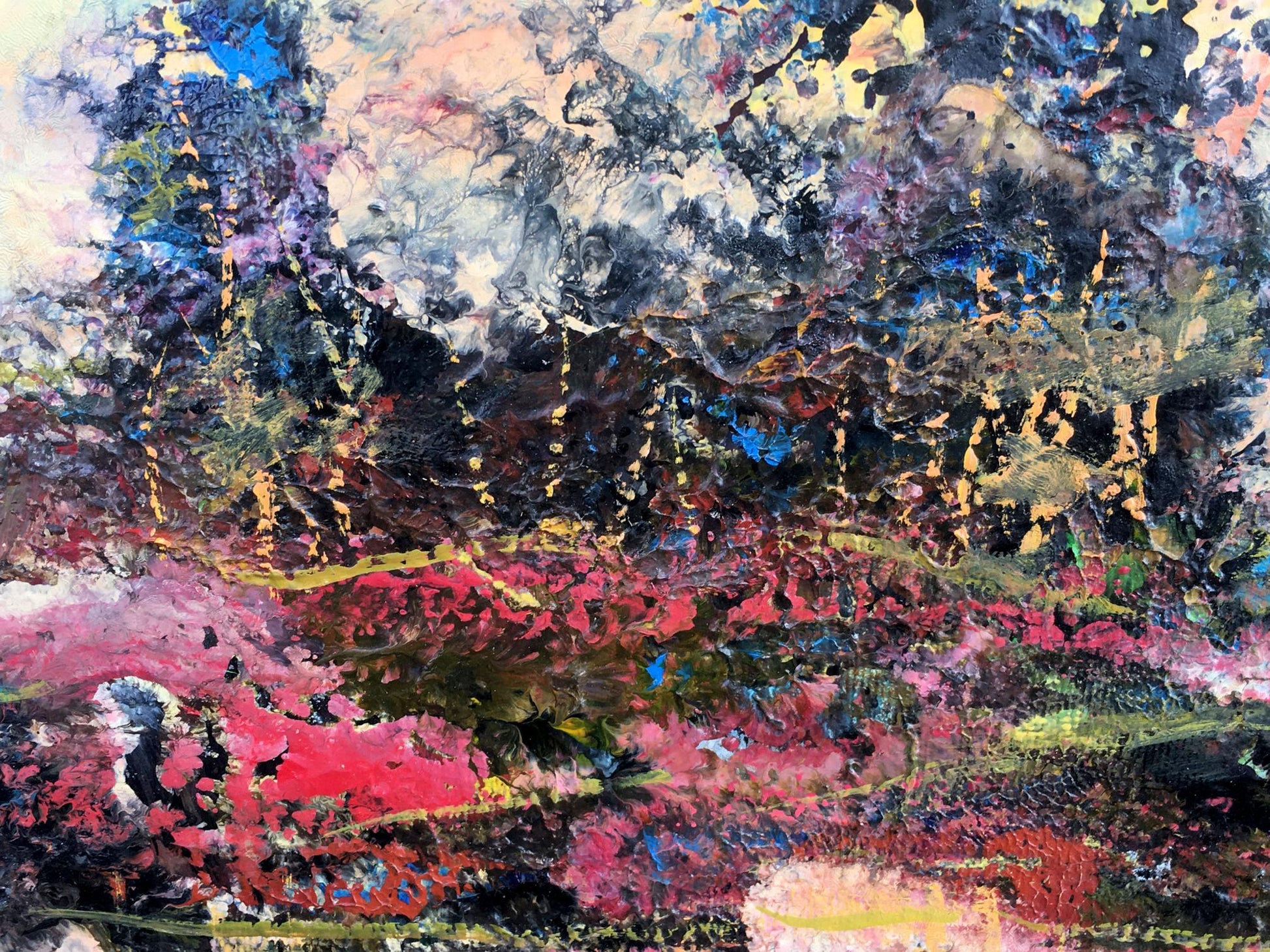 Abstract oil painting Nature Mazur Vladimir