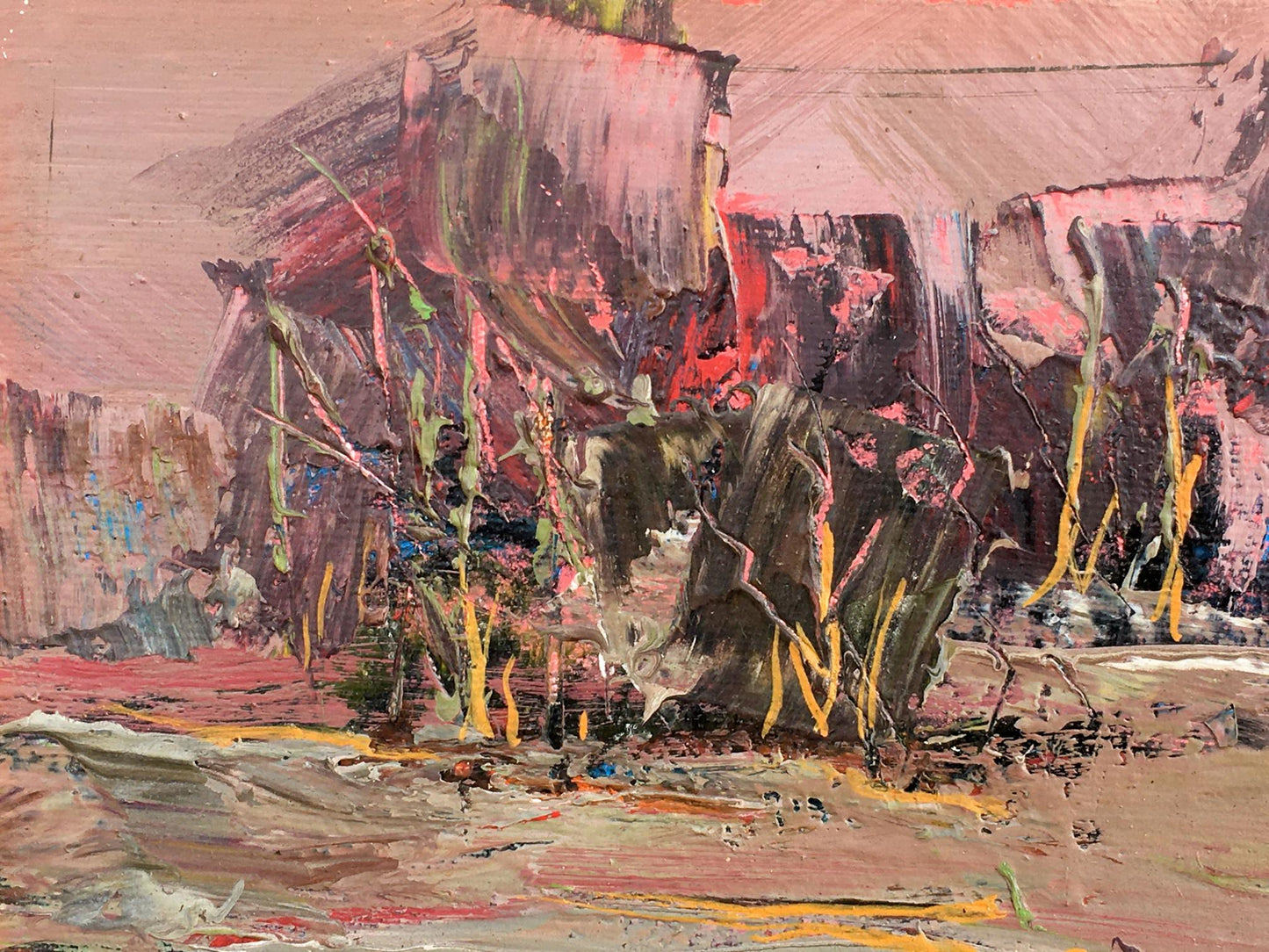 Abstract oil painting Nature Mazur Vladimir