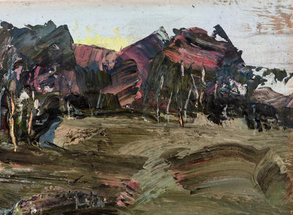 Abstract oil painting Nature Landscape Mazur Vladimir
