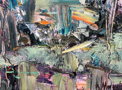 Abstract Landscape rain Mazur Vladimir