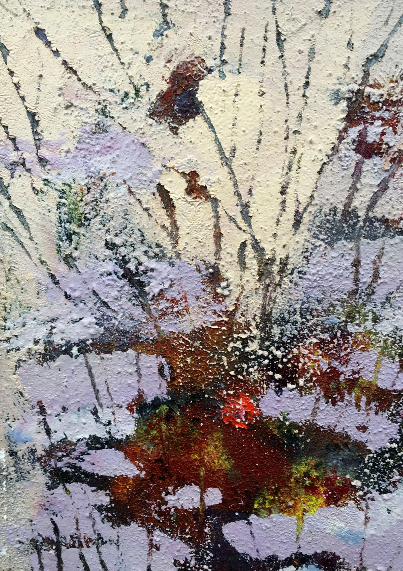 Abstract oil painting Flowers  still life  Mazur Vladimir