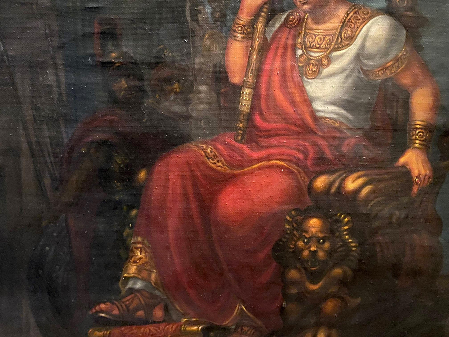 Oil painting of Christ and Pilate by Alexander Arkadievich Litvinov