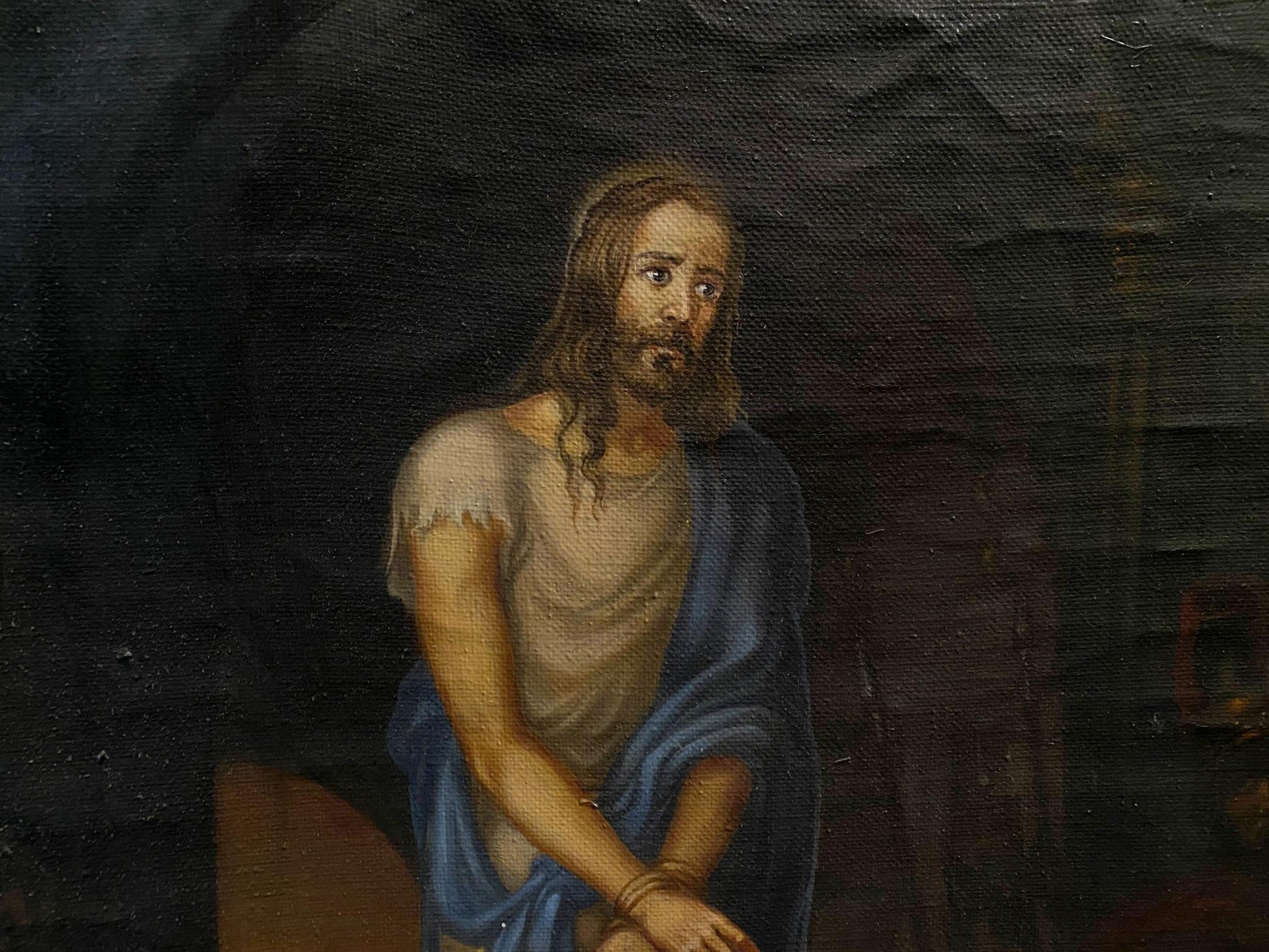 Oil painting of Christ and Pilate by Alexander Arkadievich Litvinov