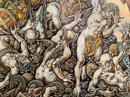 Oil painting of Michael the Archangel by Litvinov Oleg Arkad’yevich