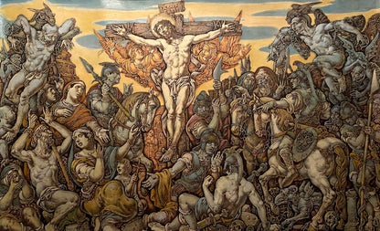 Oil painting Passion of Christ Calvary by Litvinov Oleg Arkadyevich